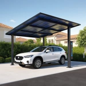 marquesina solar para un solo coche